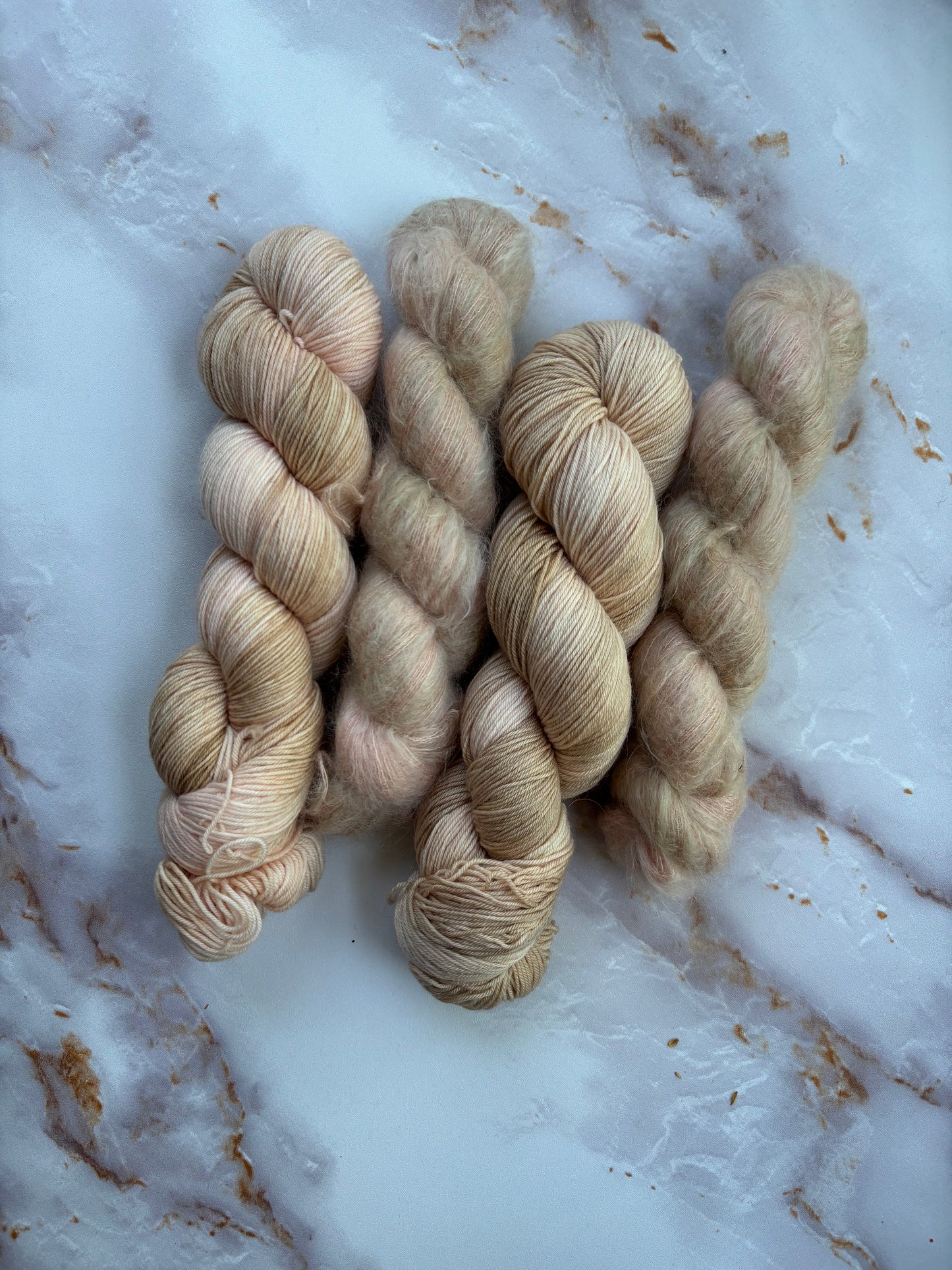 Fingering + Mohair Double Set