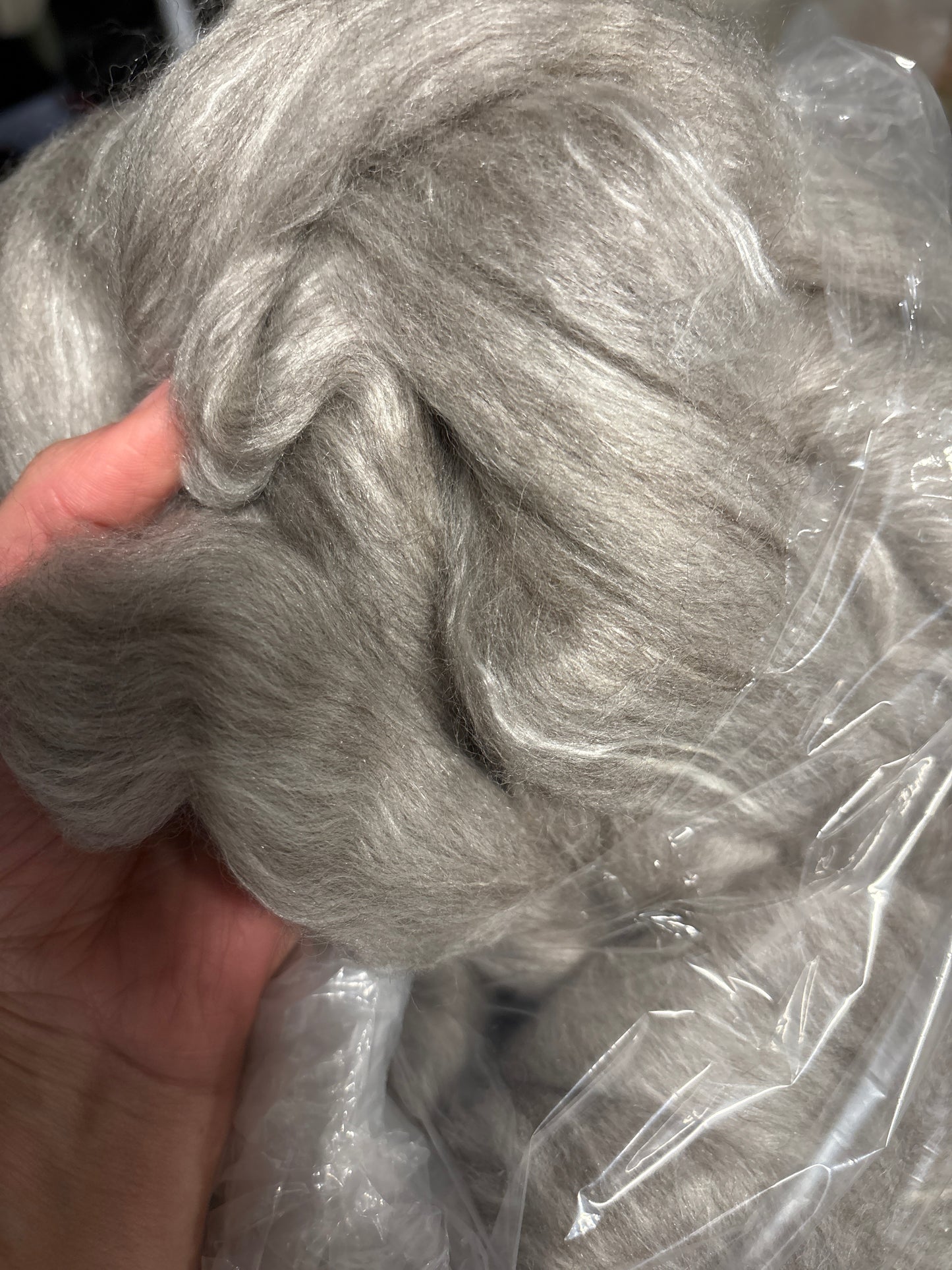 Bare Polwarth Yak Silk Combed Top