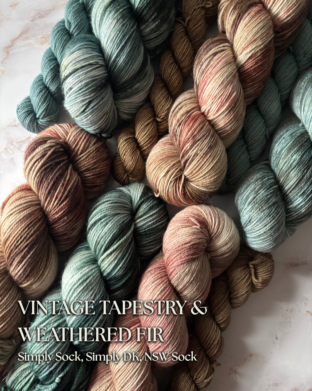 Weathered & Worn // November & December // Faded Tapestry and Weathered Fir