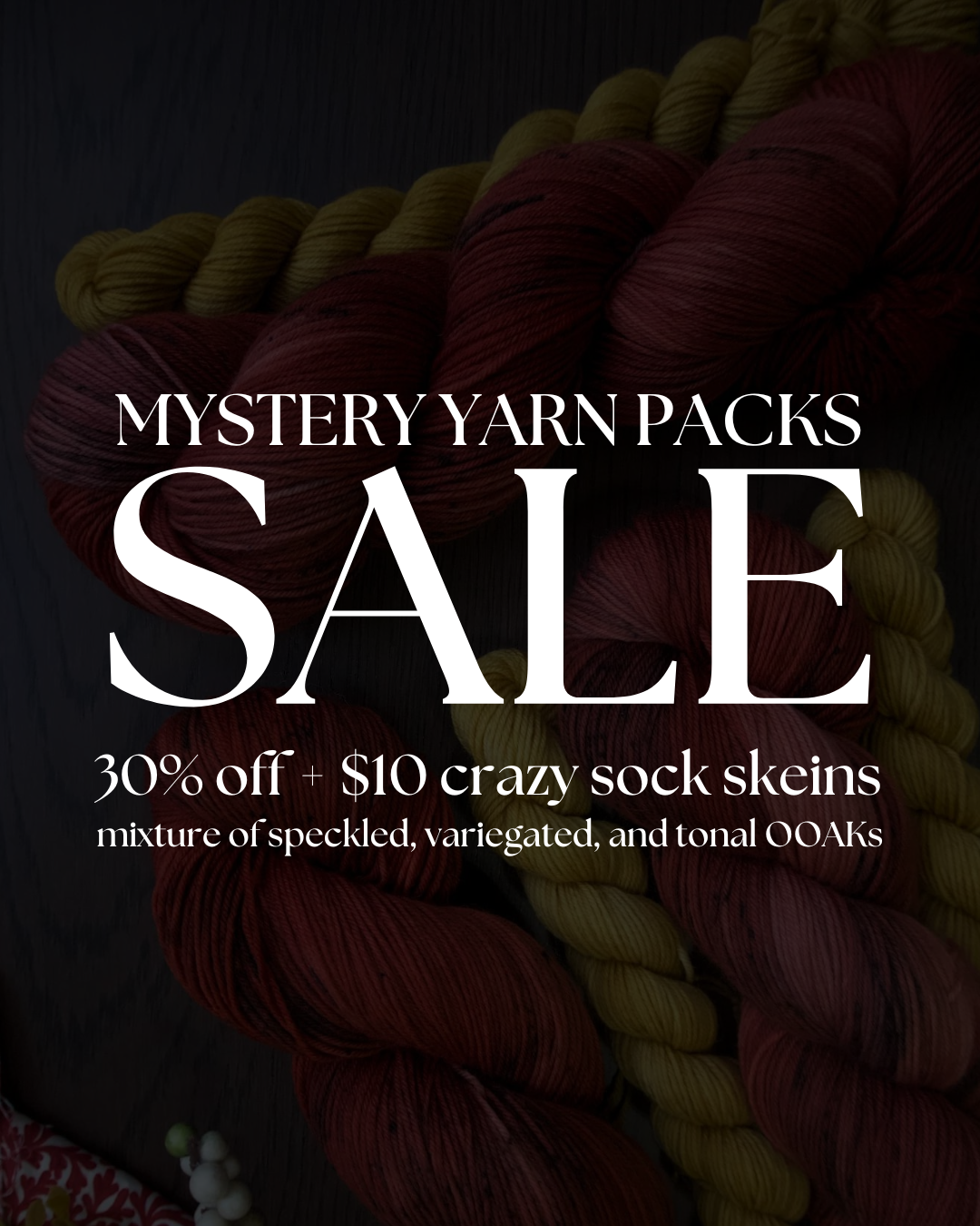 Mystery Yarn Packs // in stock SALE // all sales final