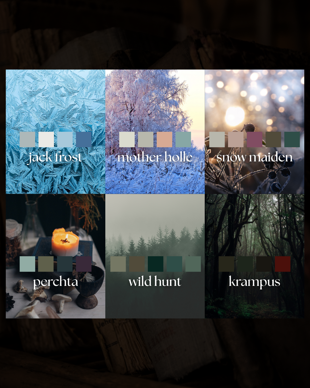 Folklore & Frost // 2025 Winter Solstice Countdown Box