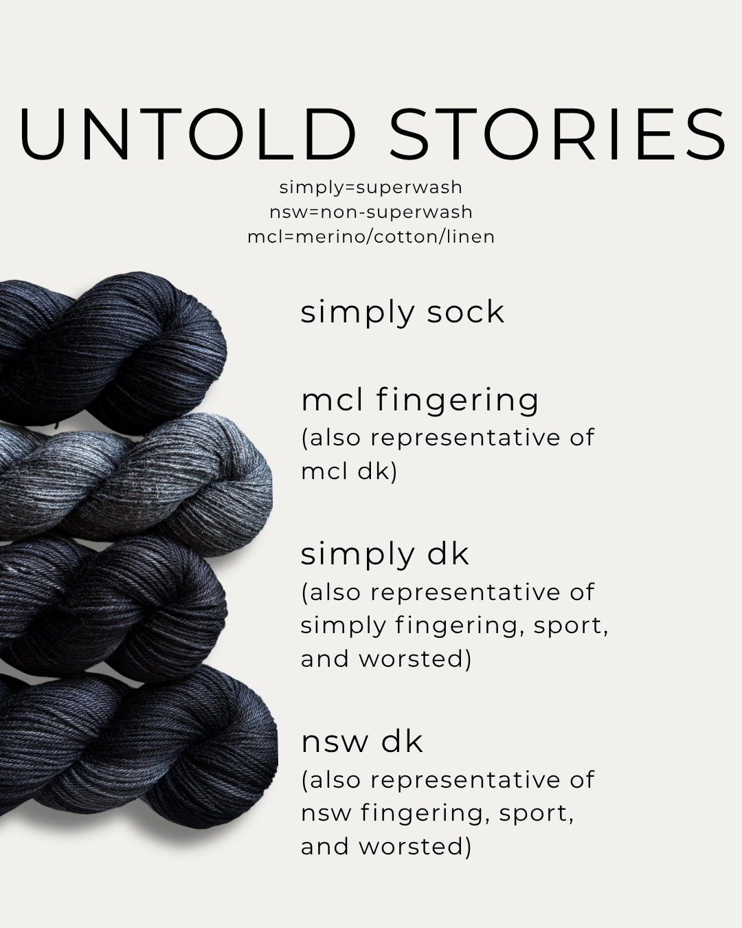 Untold Stories // PRE-ORDER 10-12 WEEKS