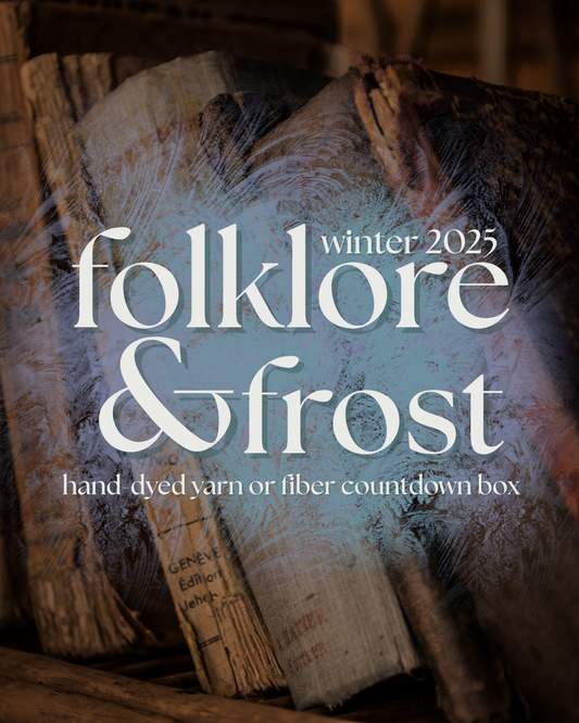 Folklore & Frost // 2025 Winter Solstice Countdown Box