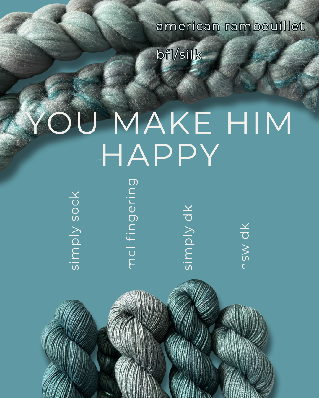 You Make Him Happy  // PRE-ORDER 10-12 WEEKS
